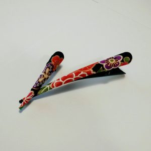 les pinces charmantes. barrettes petit et grand format tissu japonais