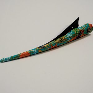 pince grand format tissu Fleurs, grues et mer